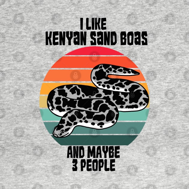I Like Kenyan Sand Boas....and maybe 3 people by SNK Kreatures